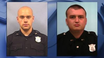 Garrett Rolfe - Devin Brosnan - Ex-officer, officer charged in Rayshard Brooks' shooting surrender to authorities - fox29.com - city Atlanta - county Fulton