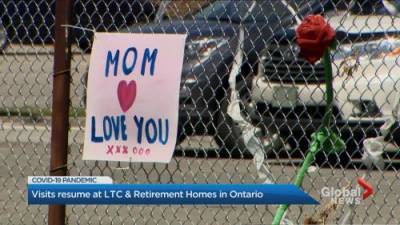 Matthew Bingley - Coronavirus: Emotional reunions as Toronto care homes cautiously reopen - globalnews.ca