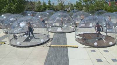 Coronavirus: Yoga domes offer safe outdoor workouts - globalnews.ca