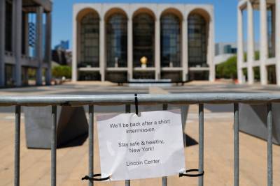 Lincoln Center - Carnegie Hall, Lincoln Center cancel fall schedules because of coronavirus - nypost.com - city New York
