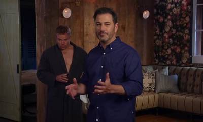Jimmy Kimmel - Matt Damon - Jimmy Kimmel and Matt Damon in bit after late night host says he'll take the summer off from filming - dailymail.co.uk