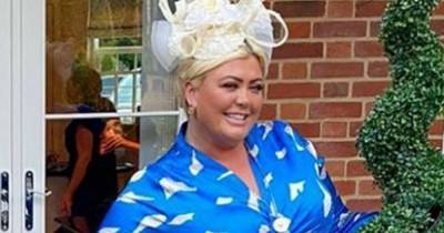 Gemma Collins - Gemma Collins shows off impressive three stone weight loss as she glams up to watch Ascot at home - ok.co.uk - France - county Essex