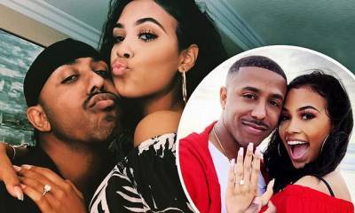 Marques Houston, 38, defends engagement to Miya Dickey, 19 - dailymail.co.uk - city Houston