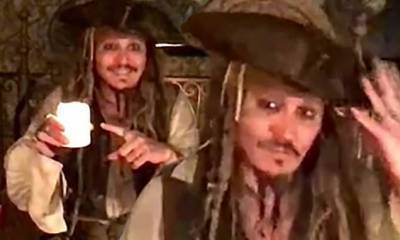 Johnny Depp - Jack Sparrow - Johnny Depp virtually visits kids' hospital as Jack Sparrow - dailymail.co.uk