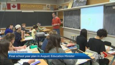 Travis Dhanraj - Coronavirus: Final plan on 2020-2021 Ontario school year coming in August - globalnews.ca