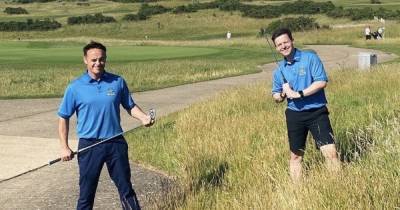 Boris Johnson - Declan Donnelly - Ant and Dec reunite for game of golf after being apart for months because of lockdown - ok.co.uk
