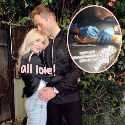Exes Colton Underwood & Cassie Randolph Get ‘Meaningful’ Post-Breakup Tattoos Together! - perezhilton.com - county Jack