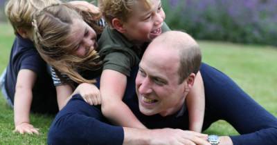 prince Louis - Prince William and kids grin with delight in heartwarming Father's Day pictures - mirror.co.uk - Charlotte - county Prince George - county Norfolk - city Sandringham - county Prince William