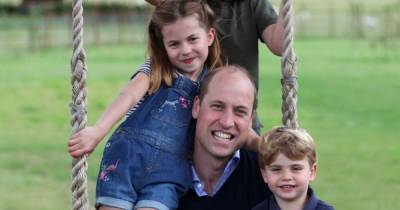 Kate Middleton - princess Charlotte - prince Louis - prince William - Prince William poses for adorable new photos with children to celebrate his 38th birthday - ok.co.uk - county Prince George - county Prince William
