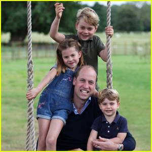 Kate Middleton - Louis Princelouis - Charlotte Princesscharlotte - Prince William Poses with All The Kids in Candid Father's Day Photos Taken by Wife Kate! - justjared.com - county Prince George - county Norfolk - county Prince William