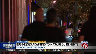 Businesses in downtown Orlando adapting to face mask requirements - clickorlando.com - Ireland - county Orange - county Seminole - county Osceola