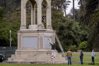 The Latest: Archbishop criticizes toppling of park statue - clickorlando.com - Spain - state California - San Francisco - city San Francisco