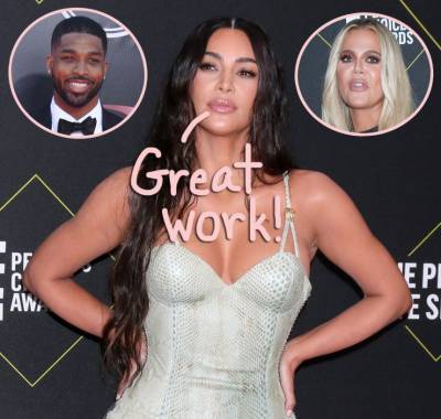 Scott Disick - Tristan Thompson - Kim Kardashian Praises Tristan Thompson, Says He’s ‘Trying Really Hard’ A Year After Cheating Scandal - perezhilton.com