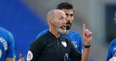 Mike Dean sports lockdown beard as he referees Everton vs Liverpool derby - mirror.co.uk - city Manchester