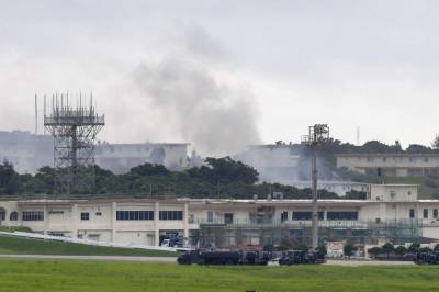 Fire burning at hazmat facility at US air base on Okinawa - clickorlando.com - Japan - Usa - city Tokyo