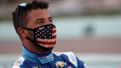 Bubba Wallace - Noose Found In Stall of Bubba Wallace at Alabama NASCAR Race - hollywoodreporter.com - state Alabama