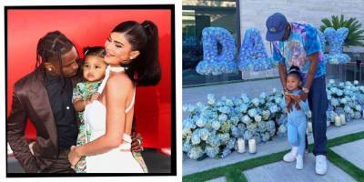 Kylie Jenner - Travis Scott - Kylie Jenner Throws ‘Best Daddy’ Travis Scott A Blue-Themed Father's Day 'Party' At Home - msn.com - county Webster