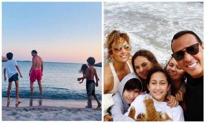 Matthew Macconaughey - Kim Kardashian - Marc Anthony - Alex Rodriguez - A-Rod and Matthew McConaughey’s beach day with kids, Marc Anthony’s emotional note to dad and more - us.hola.com