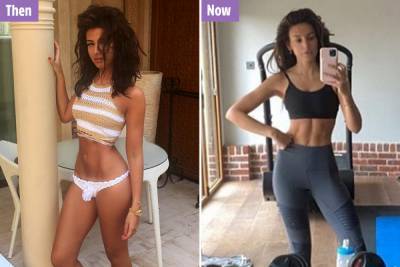 Michelle Keegan - Michelle Keegan’s superstar body transformation journey revealed after actress flashes abs in home gym - thesun.co.uk