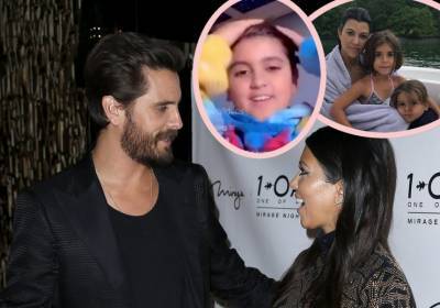 Kourtney Kardashian - Sofia Richie - Scott Disick - Kourtney Kardashian Posts Super Sweet Father’s Day Message To Scott Disick! - perezhilton.com