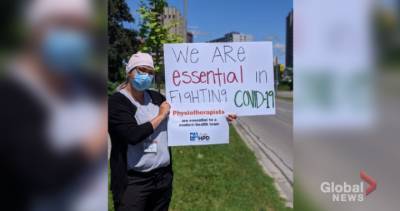 ‘It’s demoralizing:’ Hospital workers in Durham continue to fight for pandemic pay - globalnews.ca - county Durham - Ontario