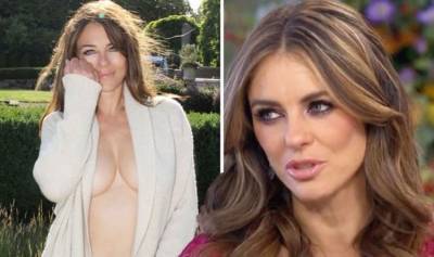 Liz Hurley - Elizabeth Hurley - Liz Hurley, 55, flaunts figure in cleavage-baring snap as she shares home life insight - express.co.uk