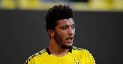 Jadon Sancho - Man Utd take Jadon Sancho transfer risk as they're 'willing to wait' for value to drop - mirror.co.uk - Germany - Britain - city Madrid, county Real - county Real - city Manchester - city Chelsea - city Sancho