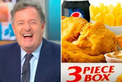 Susanna Reid - Piers Morgan - Celia Walden - Piers Morgan reveals he sneakily devoured a KFC delivery behind his wife’s back because she ‘force feeds’ him kale - thesun.co.uk - Britain