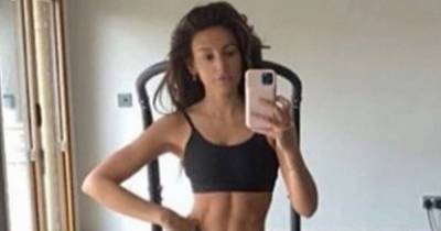 Michelle Keegan - Michelle Keegan body transformation - how she achieved rippling abs in lockdown - dailystar.co.uk