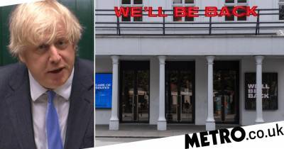 Boris Johnson - Theatres and concert venues to re-open as lockdown measures eased – but no live performances allowed - metro.co.uk