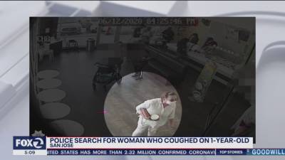 San Jose police looking for woman who they say purposely coughed on 1-year-old - fox29.com - city San Jose