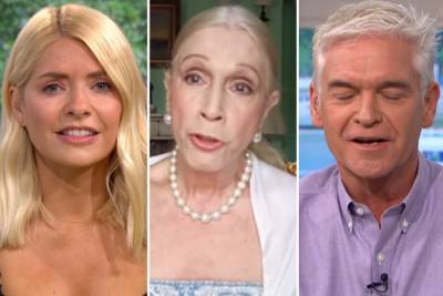 Meghan Markle - Phillip Schofield - prince Harry - Phillip Schofield clashes with Lady Colin Campbell in awkward interview about her Meghan and Harry tell-all book - thesun.co.uk - county Campbell