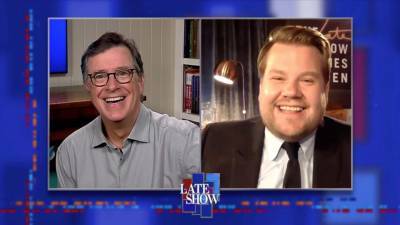 Stephen Colbert - James Corden Opens Up About His "Quest of Education" Amid Pandemic, Protests - hollywoodreporter.com