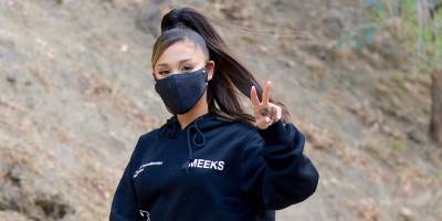 Ana De-Armas - Ariana Grande Got All Glammed Up to Go on a Quarantine Hike in Sweats - elle.com - Los Angeles - city Los Angeles