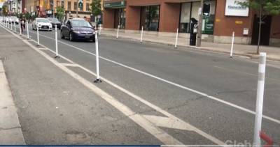 Sidewalk expansion poles not a concern for Peterborough first responders: officials - globalnews.ca - city Downtown - city Peterborough