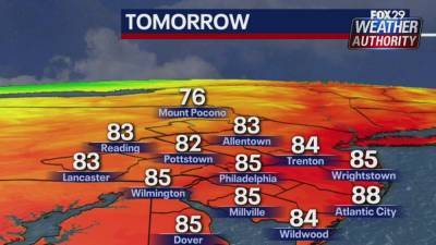 Weather Authority: Sunny, less humid Wednesday ahead - fox29.com