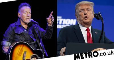 Donald Trump - Bruce Springsteen - Bruce Springsteen brands Trump a ‘threat’ to democracy and celebrates president’s polls ‘crashing through the basement’ - metro.co.uk - Usa