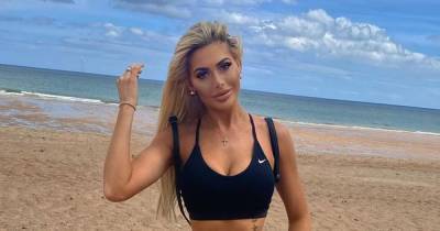 Shrinking Chloe Ferry shows off her tiny waist at the beach after losing two stone - mirror.co.uk