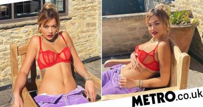 Rita Ora - Rita Ora soaks up the sun in lacy bra and trousers and it’s a whole mood - metro.co.uk - Britain