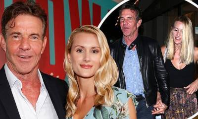 Laura Savoie - Dennis Quaid - Dennis Quaid, 66, says 39-year age difference with Laura Savoie, 27 'really just doesn't come up' - dailymail.co.uk - state Hawaii - county Santa Barbara - Honolulu, state Hawaii
