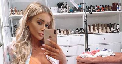 Laura Anderson - Love Island's Laura Anderson puts on busty display as boobs risk escaping tiny bra - dailystar.co.uk - Scotland