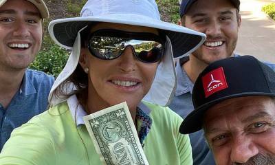 Peter Weber - Caitlyn Jenner - Caitlyn Jenner enjoys a 'fun day of golf' with The Bachelor's Peter Weber and his family - dailymail.co.uk