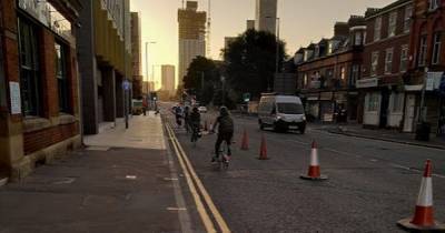 Pop-up cycle lanes are 'not a magic bullet' says councillor as Manchester council comes under fire from campaigners - manchestereveningnews.co.uk - city Manchester