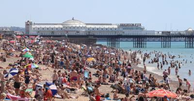 Hilary Jones - UK weather: Thousands defy coronavirus to pack beaches as 34C hottest day of year ahead - mirror.co.uk - Britain
