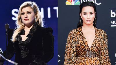 Kelly Clarkson - Demi Lovato - Kelly Clarkson Admits To Demi Lovato That ‘Suffering From Depression’ Takes ‘Daily Effort’ To Stay Positive - hollywoodlife.com - Usa