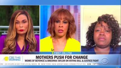 Tina Knowles - Solange Knowles - Breonna Taylor - Tamika Palmer - Breonna Taylor's Mom Tamika Palmer and Tina Knowles Tear Up Discussing Heroes Act - etonline.com - state Kentucky - Georgia