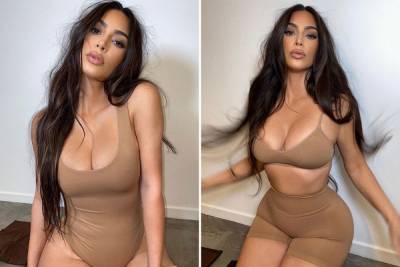 Kim Kardashian - Kim Kardashian shows off her curves in new SKIMS Butter collection bra and underwear - thesun.co.uk