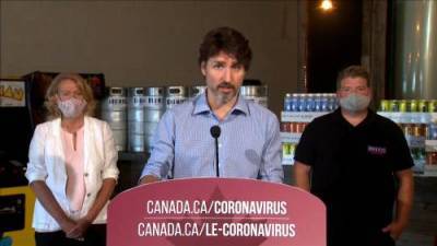 Justin Trudeau - Coronavirus: Trudeau praises Big Rig Brewery, retooled to produce hand sanitizer - globalnews.ca - Canada - city Ottawa
