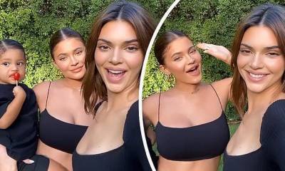 Kylie Jenner - Kendall Jennerа - Kendall and Kylie Jenner celebrate Kylie Cosmetics launch - dailymail.co.uk