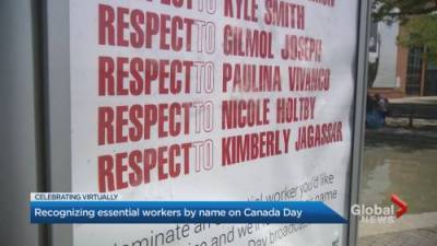 Toronto to recognize essential workers during virtual Canada Day celebration - globalnews.ca - Canada